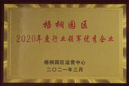 2020年度行业领军优秀企业